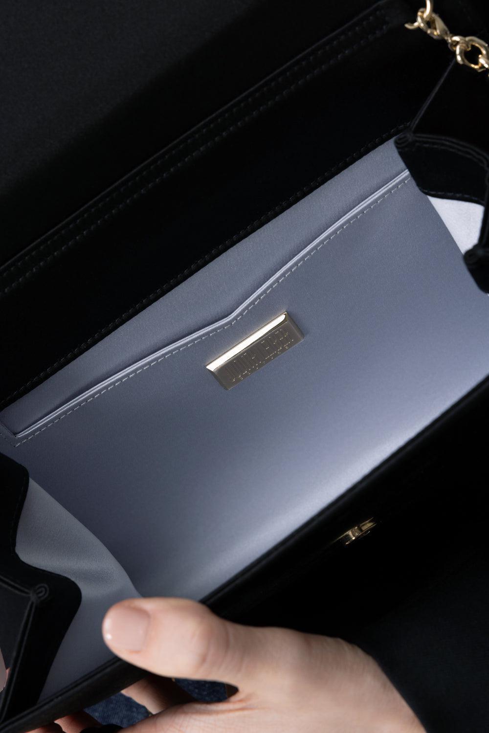 SERPENT FIZZONI CLUTCH-CHMP/BLK-O/S-HANDBAGEVENING-JUDITH LEIBER