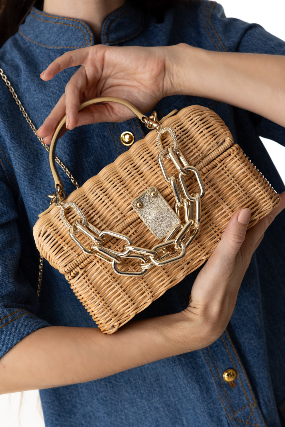 ISLA WICKER BASKET-NATURAL-O/S-HANDBAGEVENING-JUDITH LEIBER