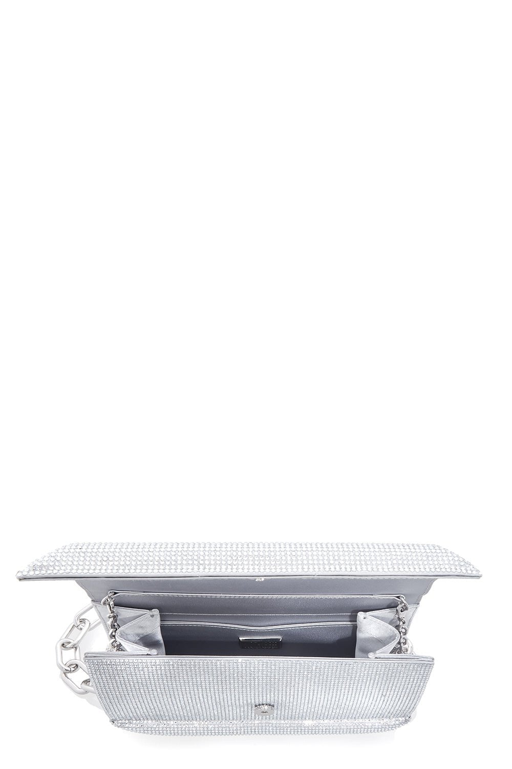 JUDITH LEIBER-Pillow Bag-SILVER