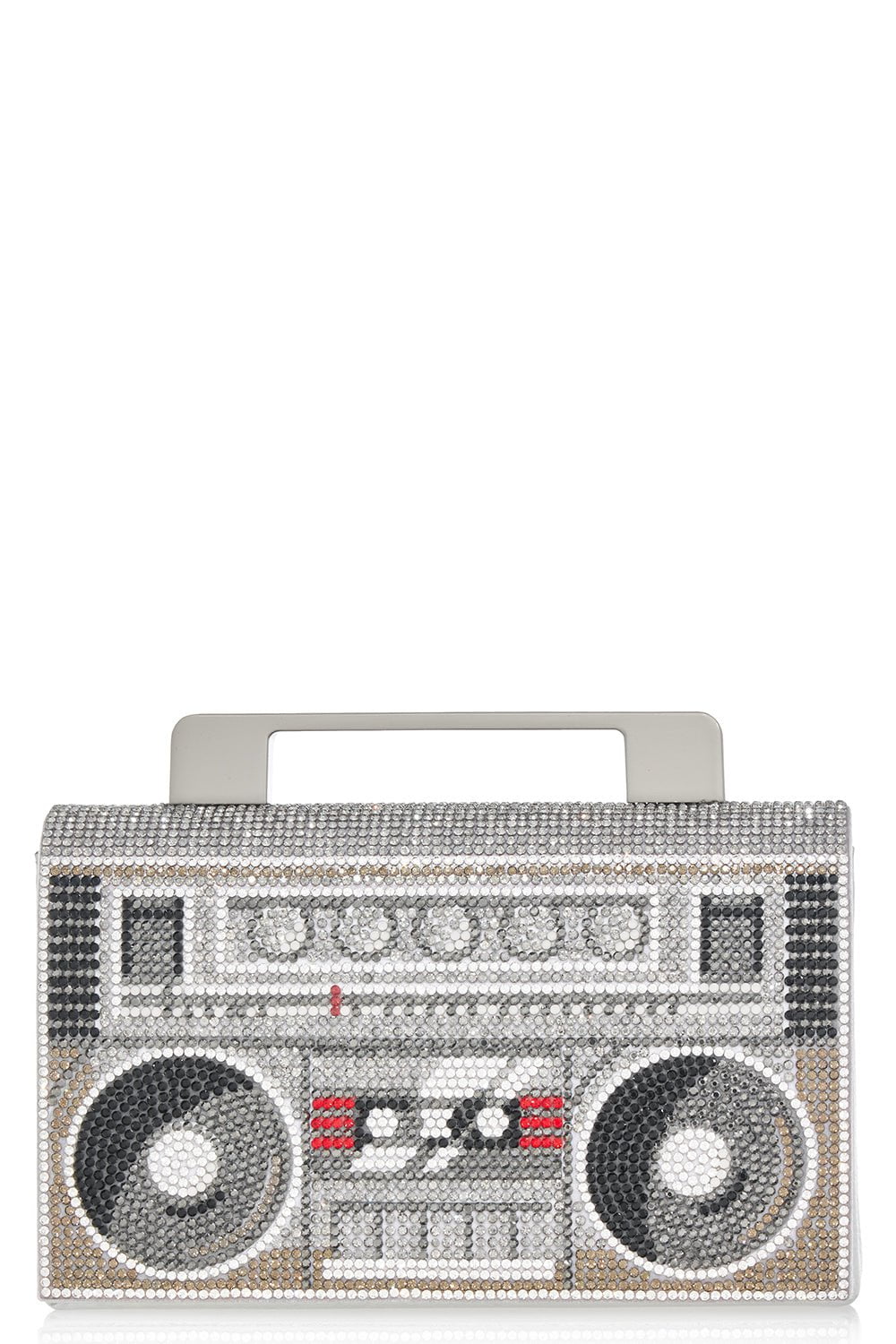 JUDITH LEIBER-Boom Box Soft Boom Bag-RHN/MULT