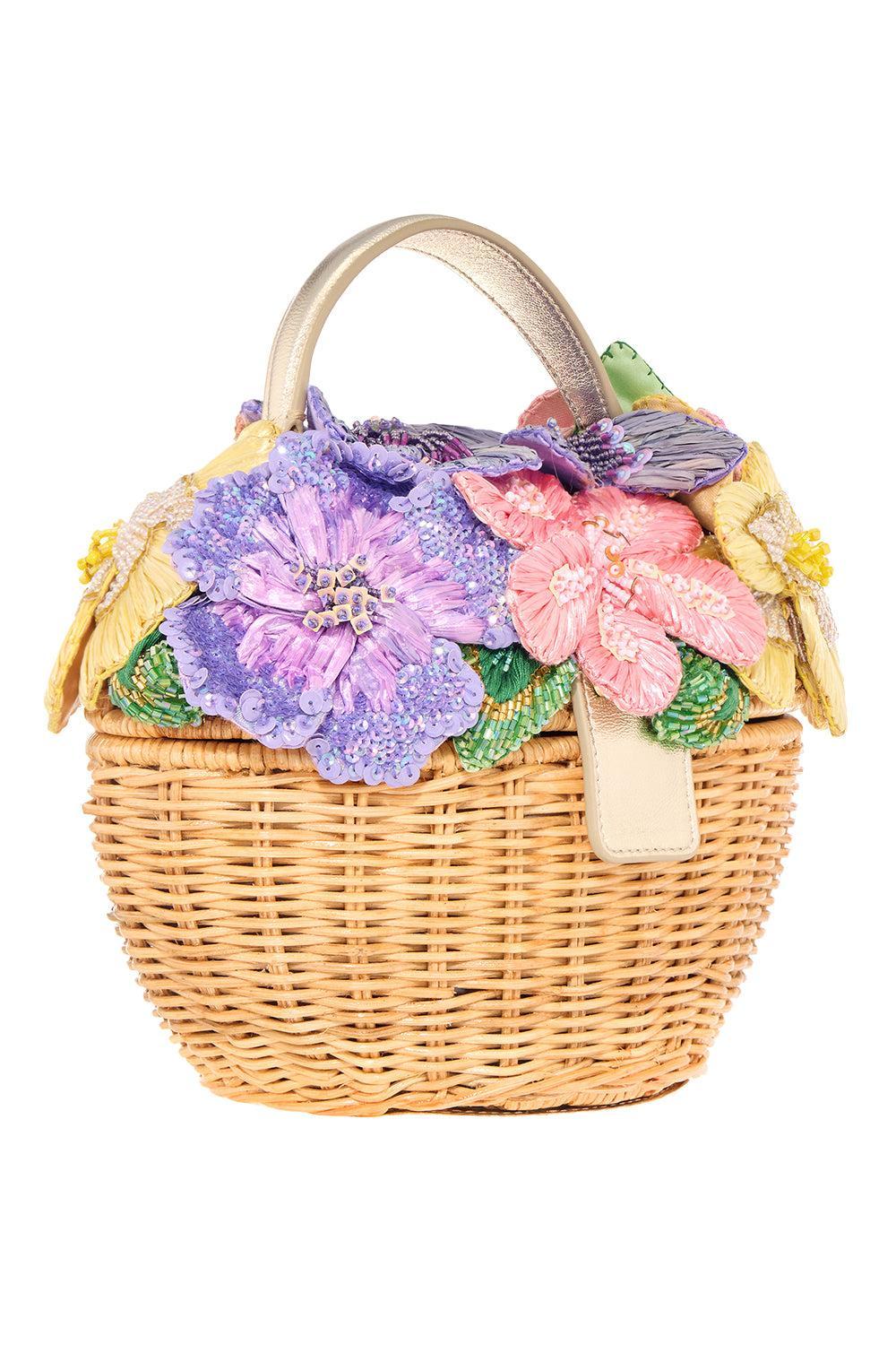 Dorothy Flower Basket Bag-FLORAL-O/S-HANDBAGTOP HANDLE-JUDITH LEIBER