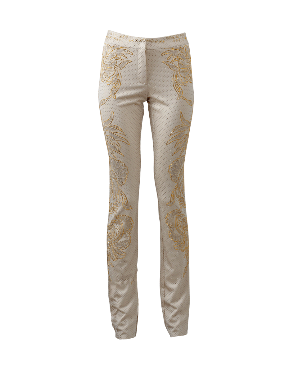 JUST CAVALLI-Beaded Rhinestone Pant-