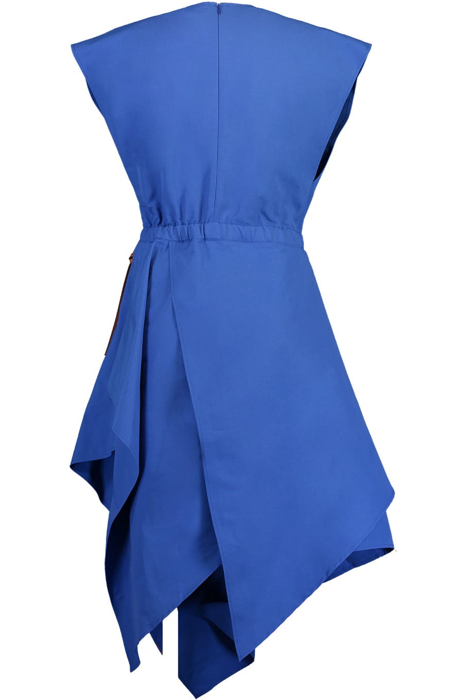 JW ANDERSON-Cap Sleeve Asymmetric Midi Dress-