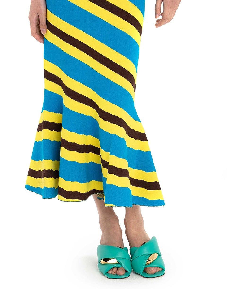 jw anderson one shoulder dress JW ANDERSON One-Shoulder Lace-Trim Gown