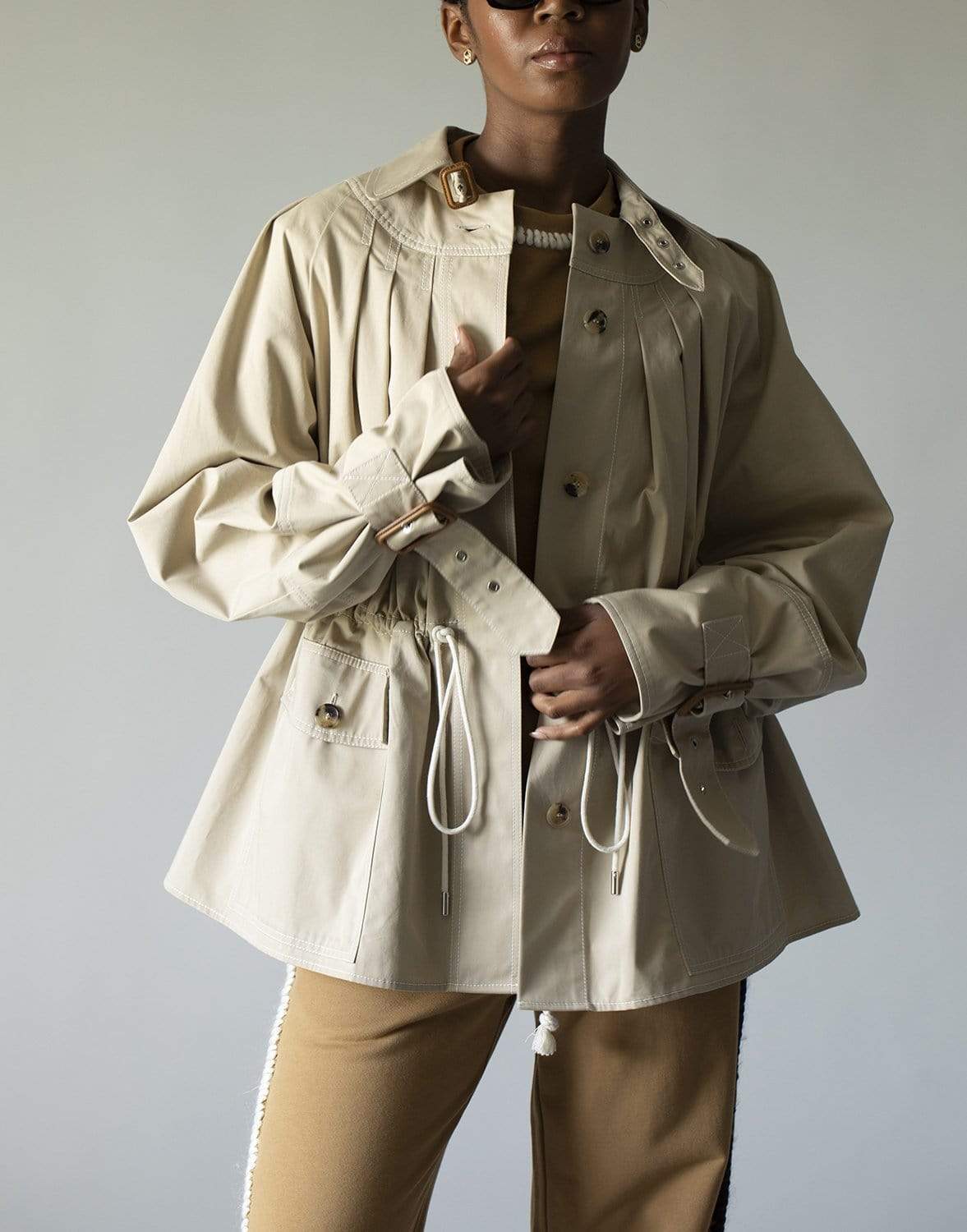 Flax Wide Sleeve Workwear Jacket | JW ANDERSON – Marissa Collections