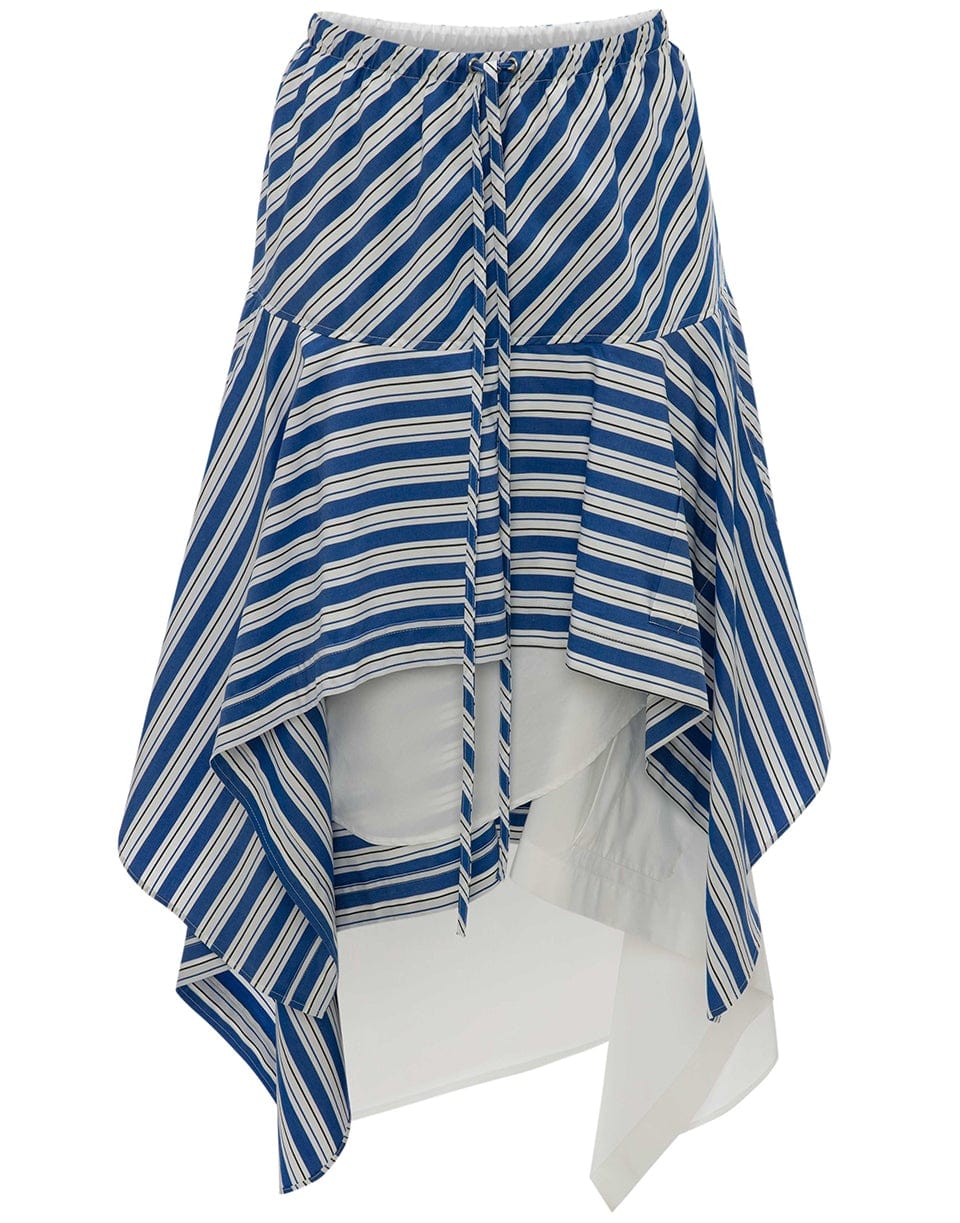 JW ANDERSON-Layered Asymmetric Midi Skirt-