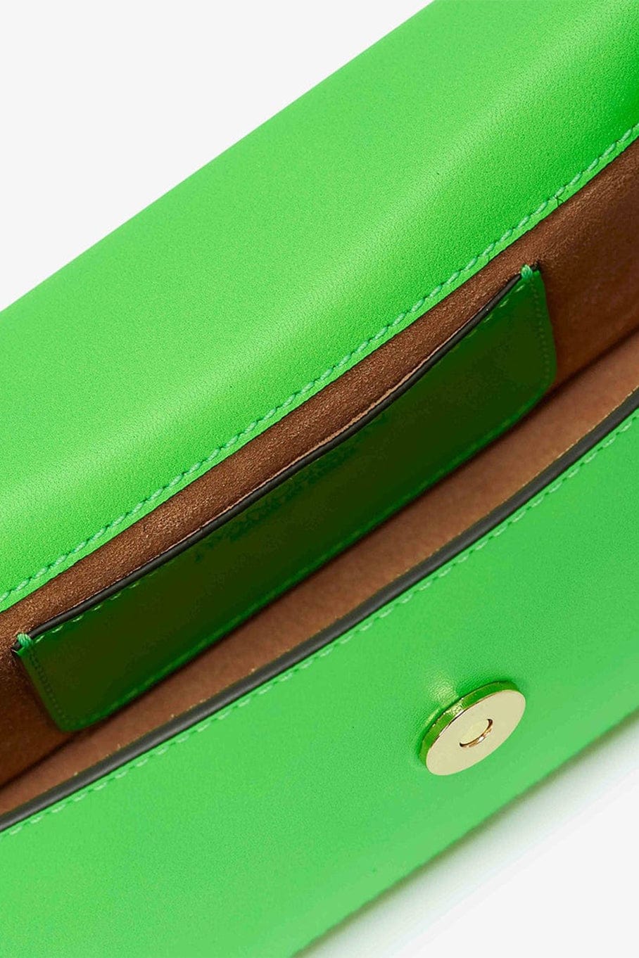 JW ANDERSON-Chain Baguette Anchor Bag - Neon Green-NEONGRN