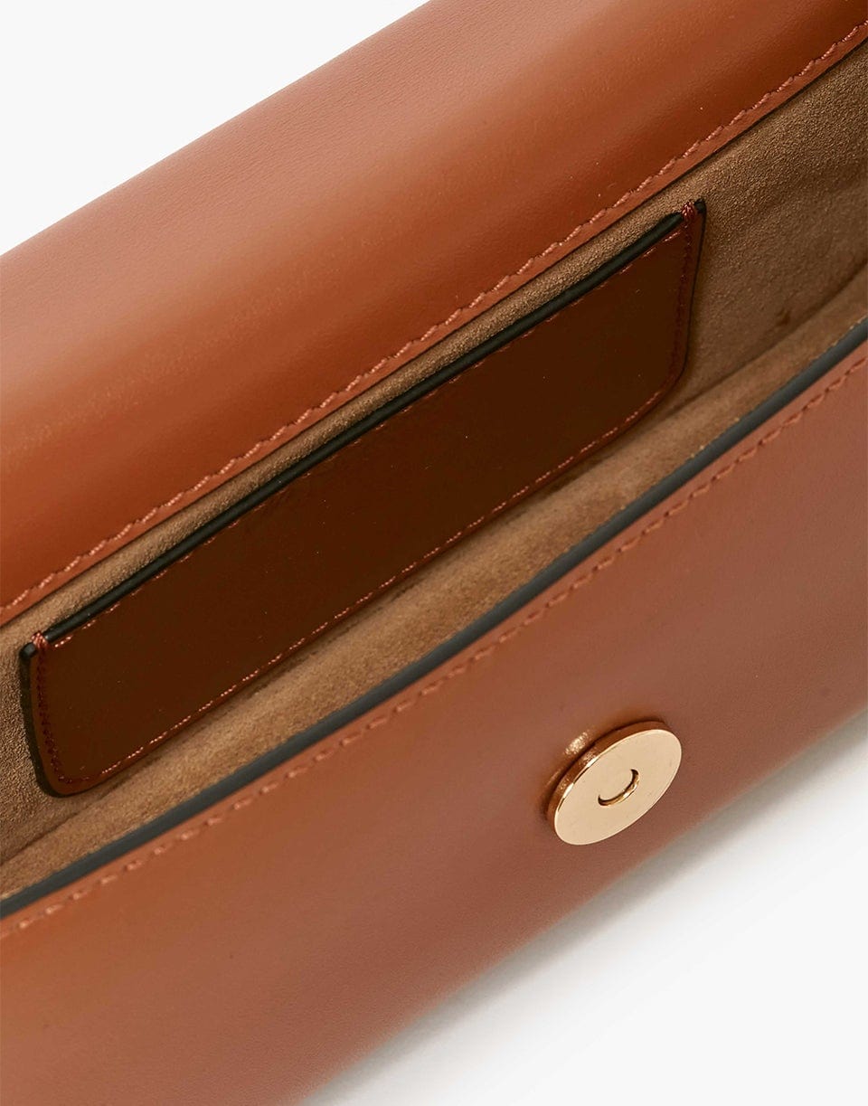 JW ANDERSON-Chain Baguette Anchor Bag - Pecan-PECAN