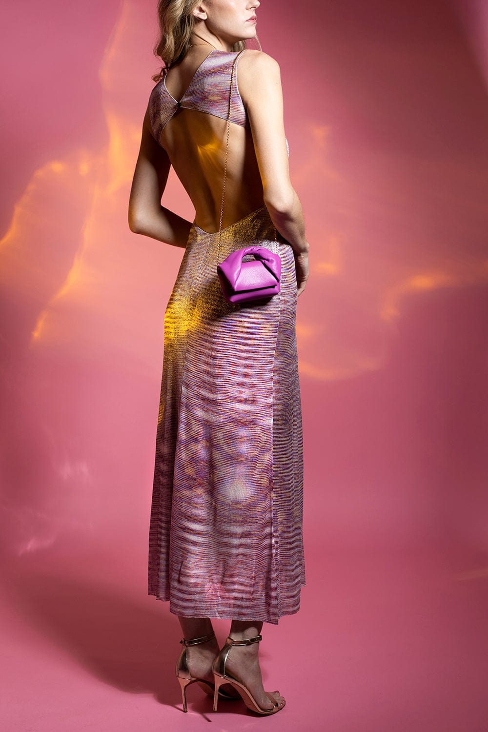 JW ANDERSON-Nano Twister Bag - Magenta-MAGENTA