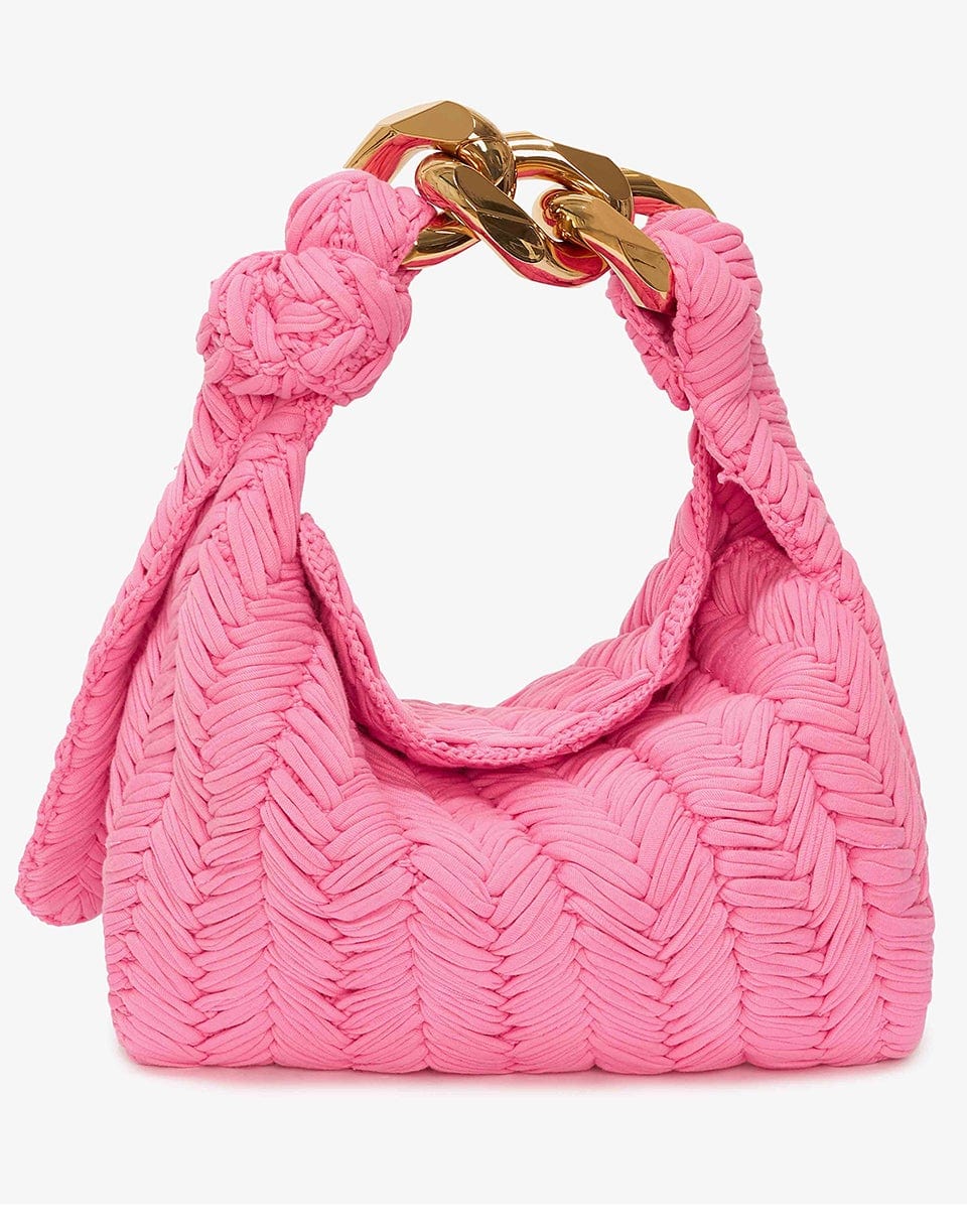 JW ANDERSON-Small Chain Hobo - Pink-PINK