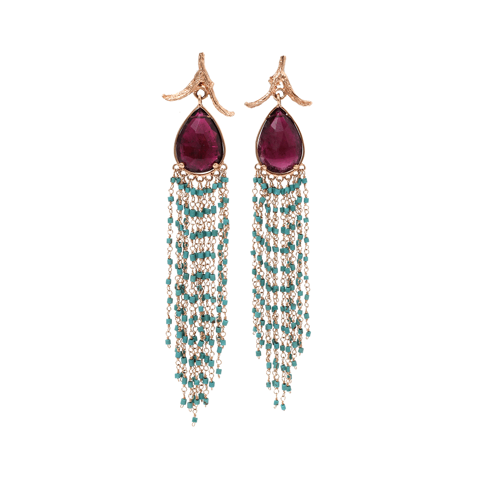 K. BRUNINI-Objects Organique Earrings-ROSE GOLD