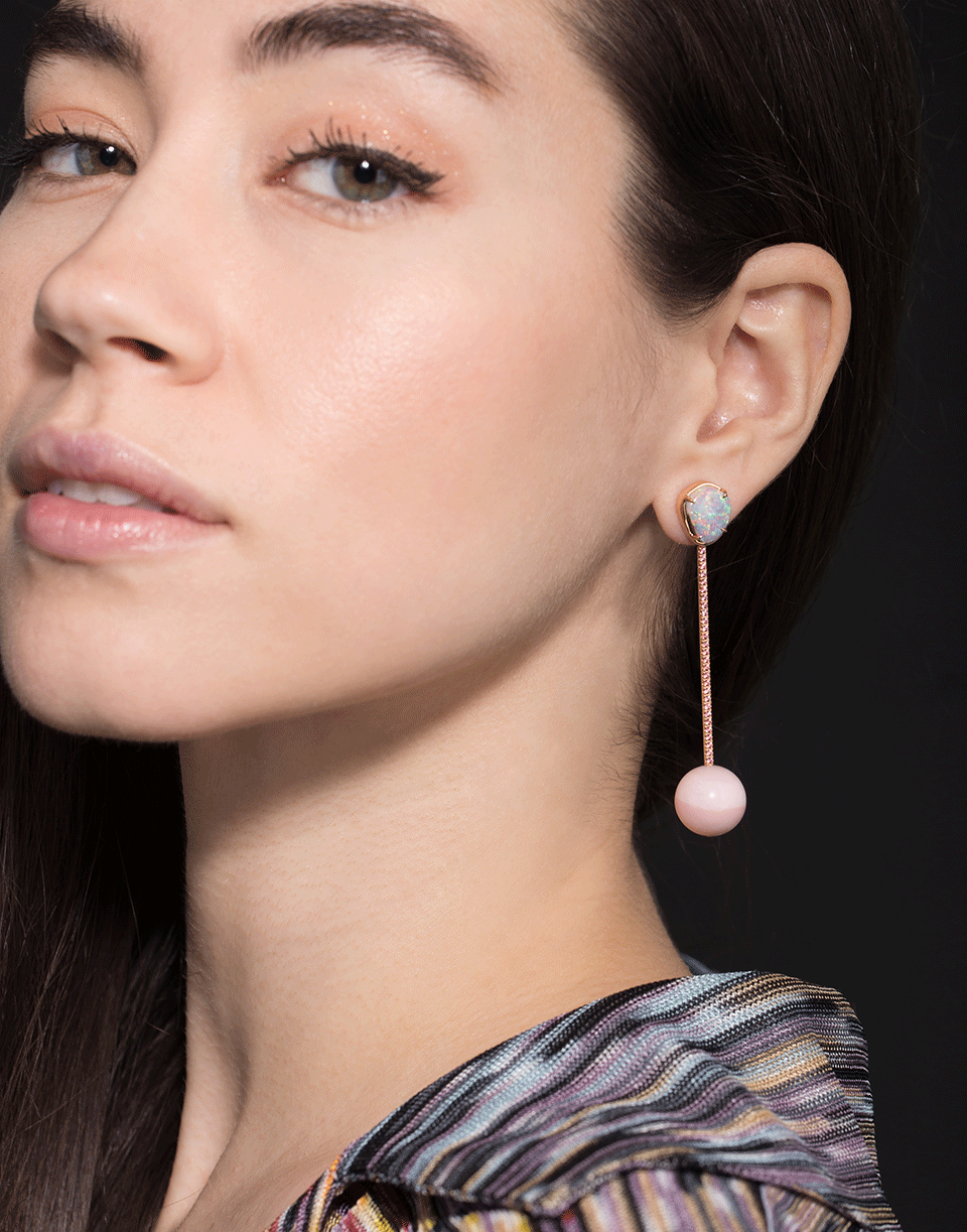 KATHERINE JETTER-Tik Tok Earrings-ROSE GOLD