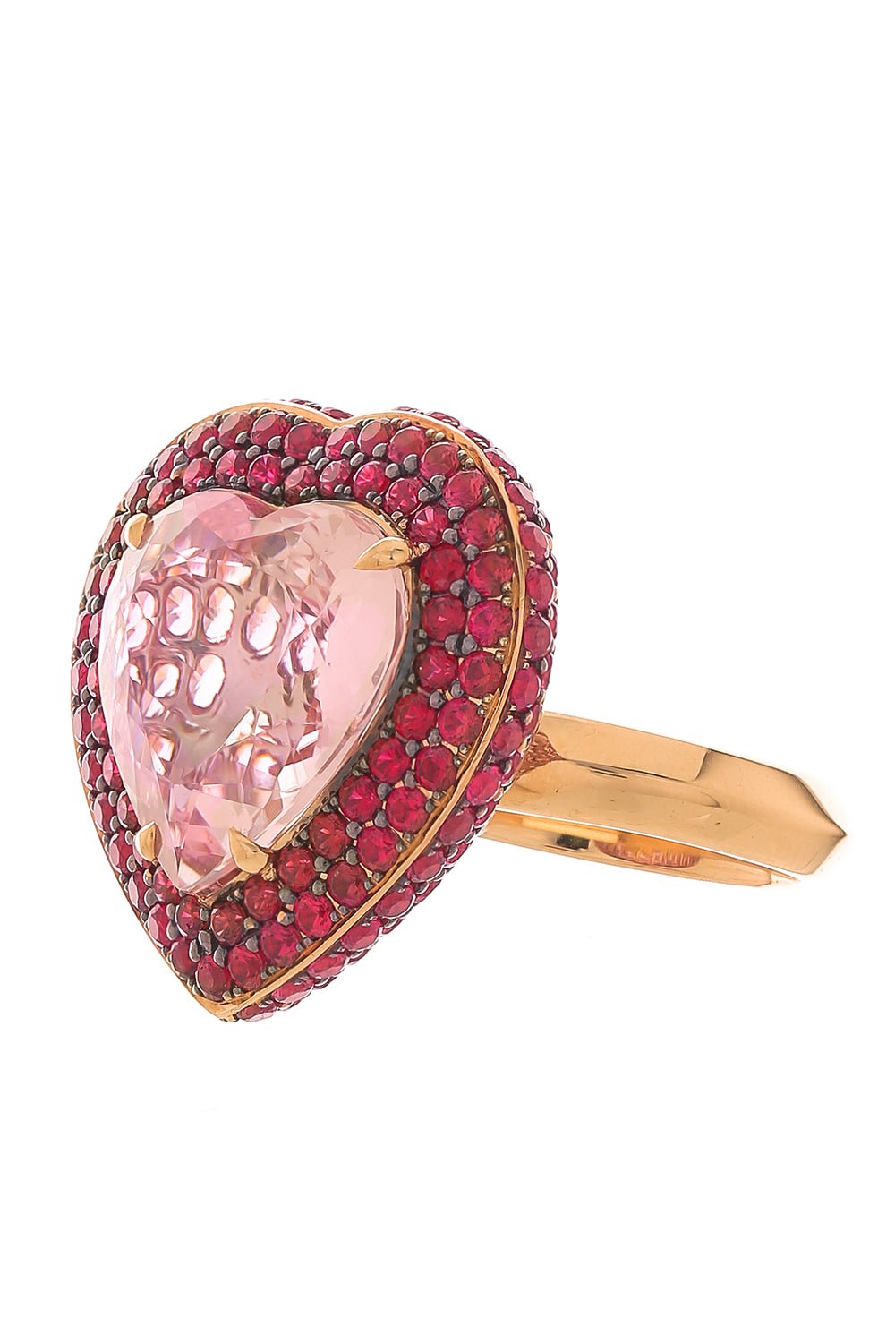 KATHERINE JETTER-Morganite Heart Ring-ROSE GOLD