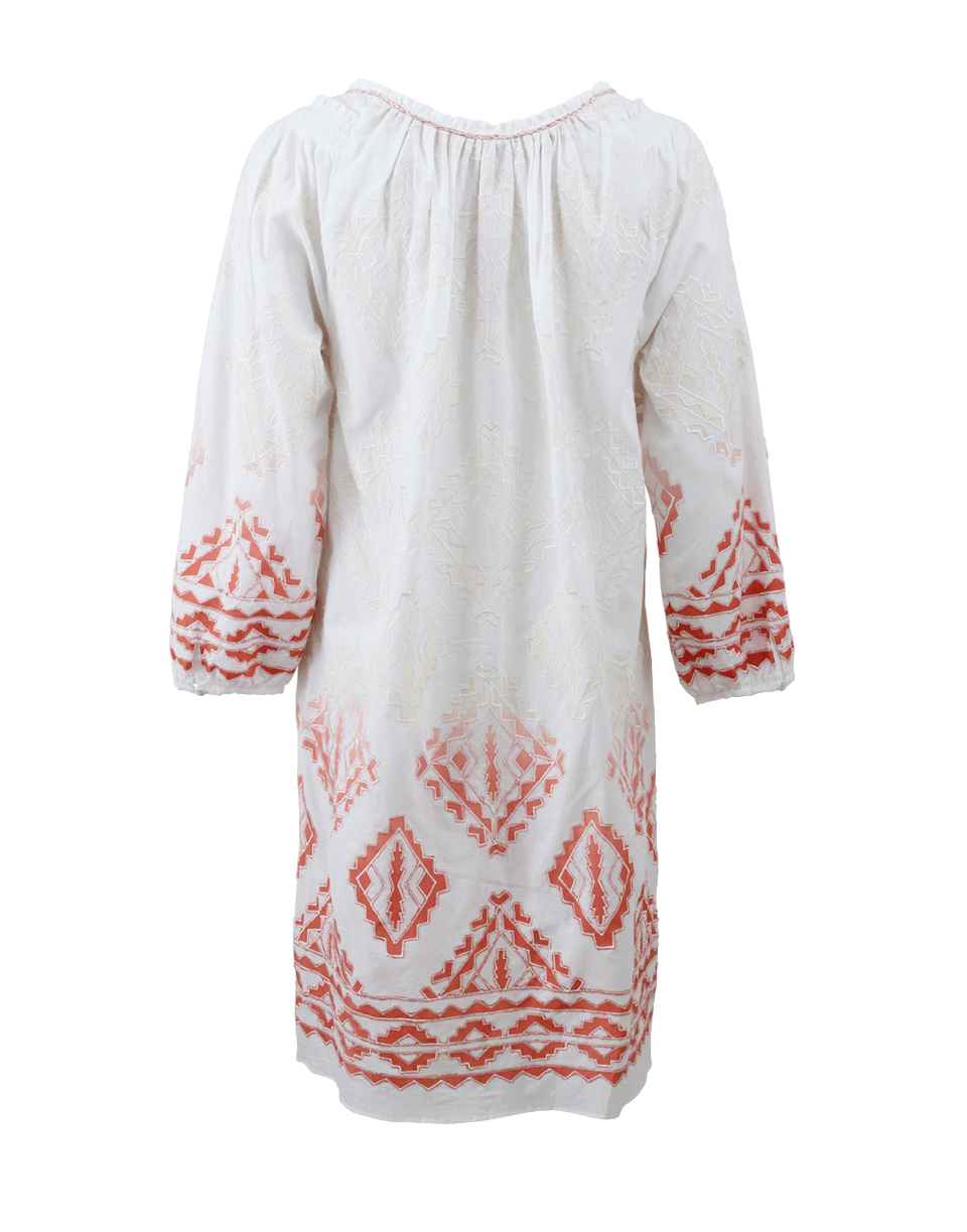 KATHY COMELLI-Geometric Embroidered Kaftan-