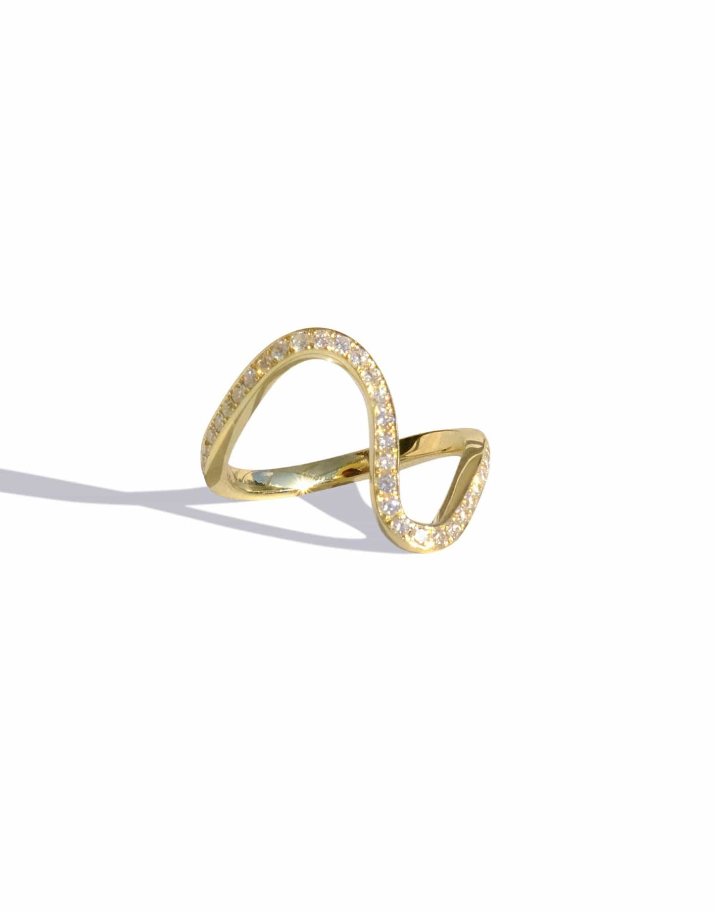 KATKIM-Trace Ring-YELLOW GOLD
