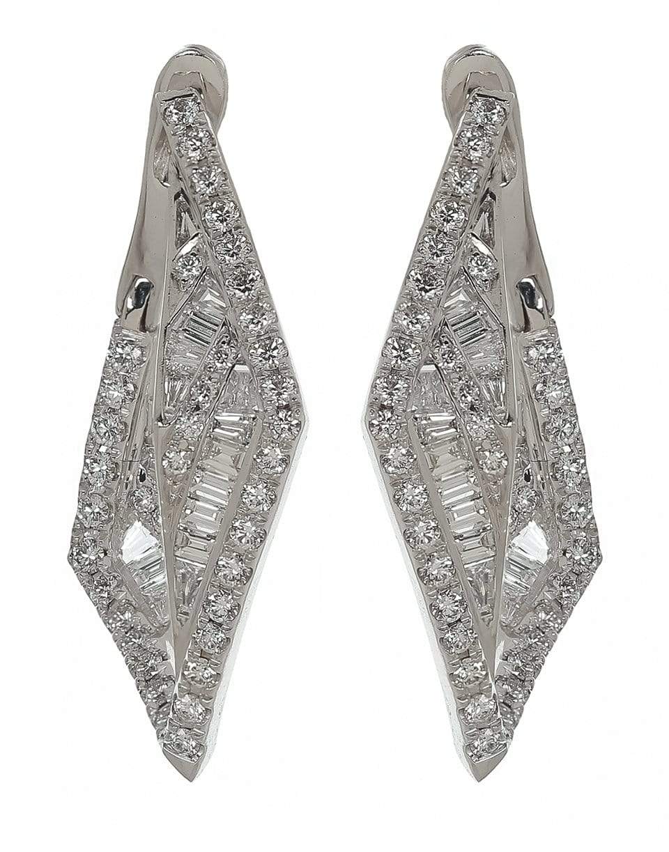 KAVANT & SHARART-Diamond Geoart Earrings-WHITE GOLD