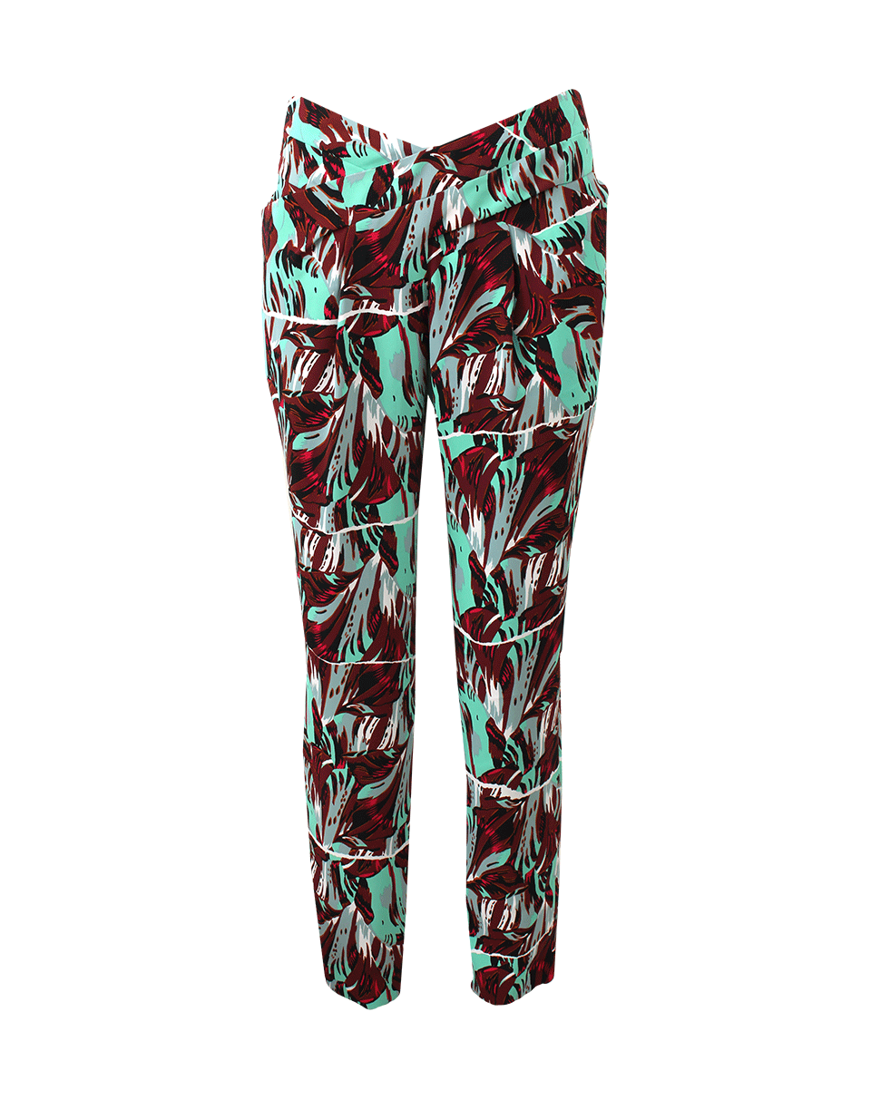 KENZO-High-Waist Printed Pant-