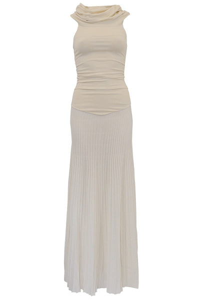 khaite the marca dress in ivory SID-ST4068D13