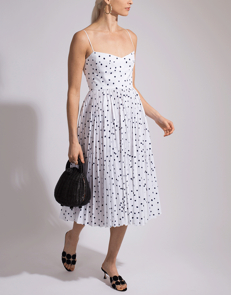 KHAITE-Pamela Polka Dot Dress-