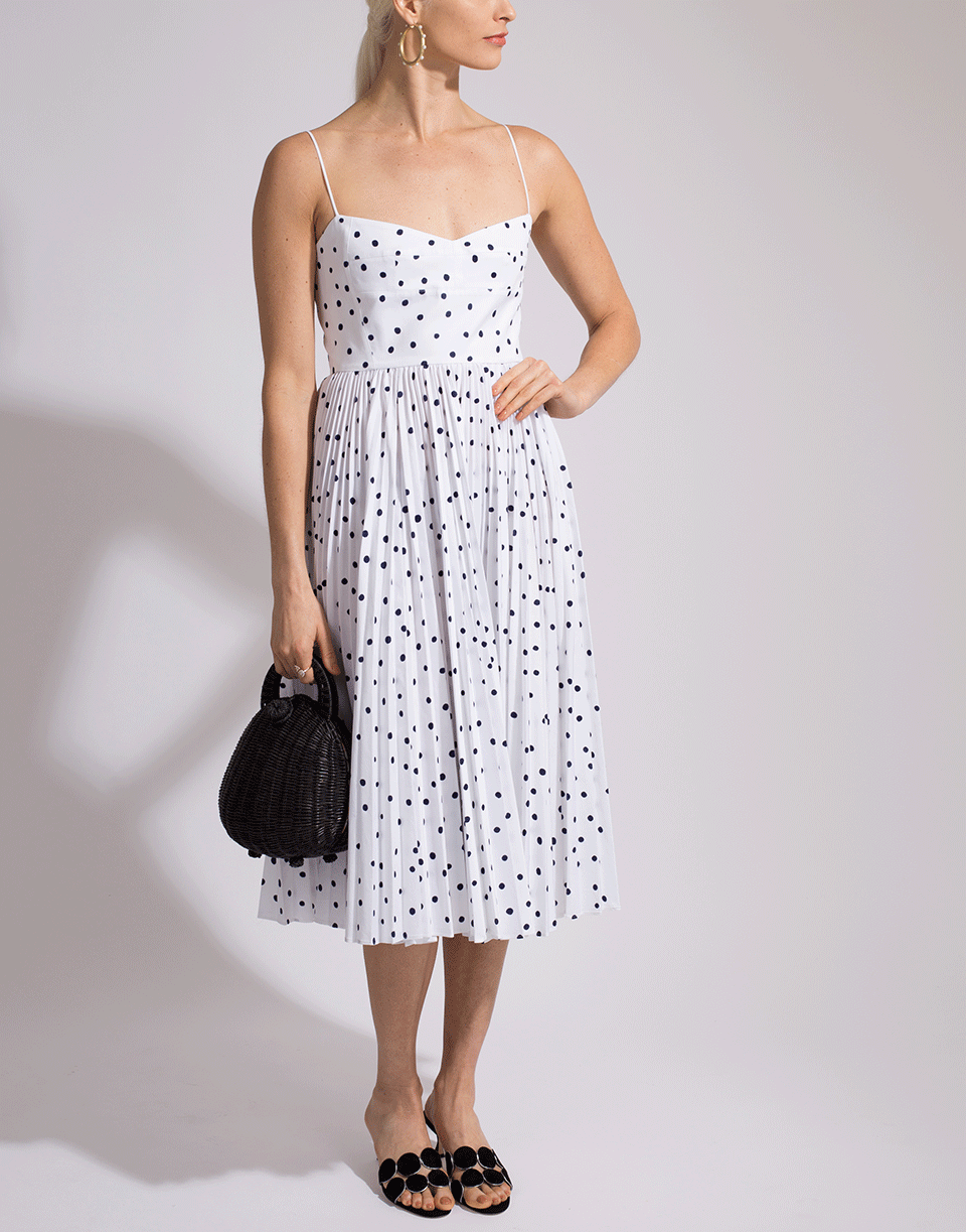 KHAITE-Pamela Polka Dot Dress-