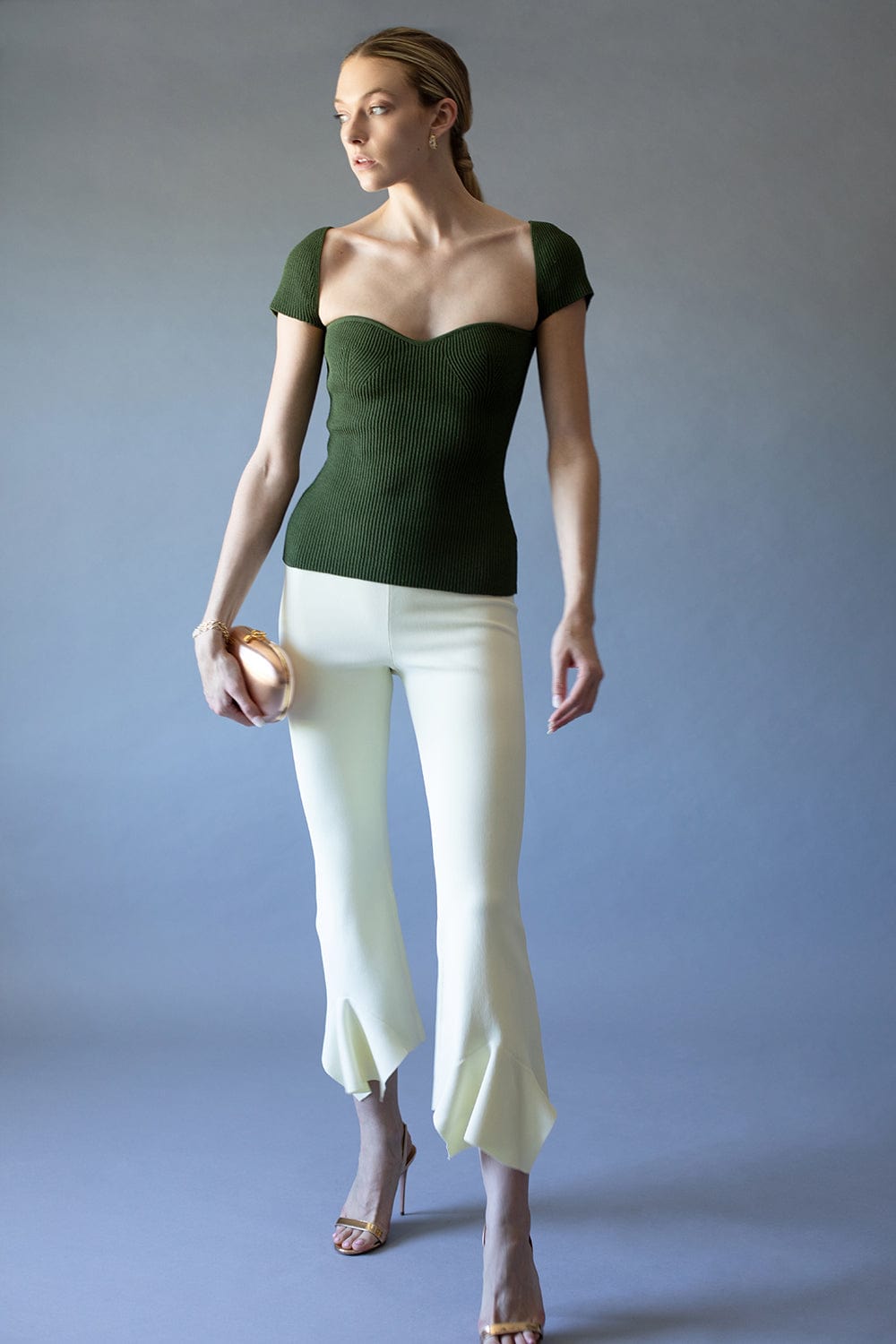 KHAITE-Itsa Cap Sleeve Top-