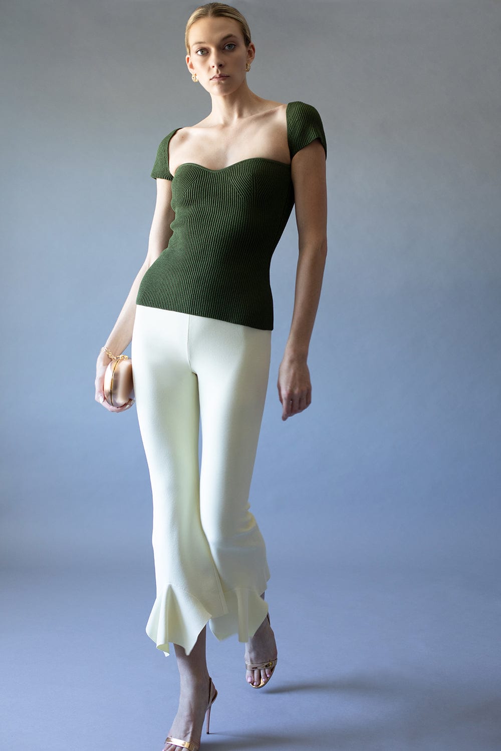 KHAITE-Itsa Cap Sleeve Top-