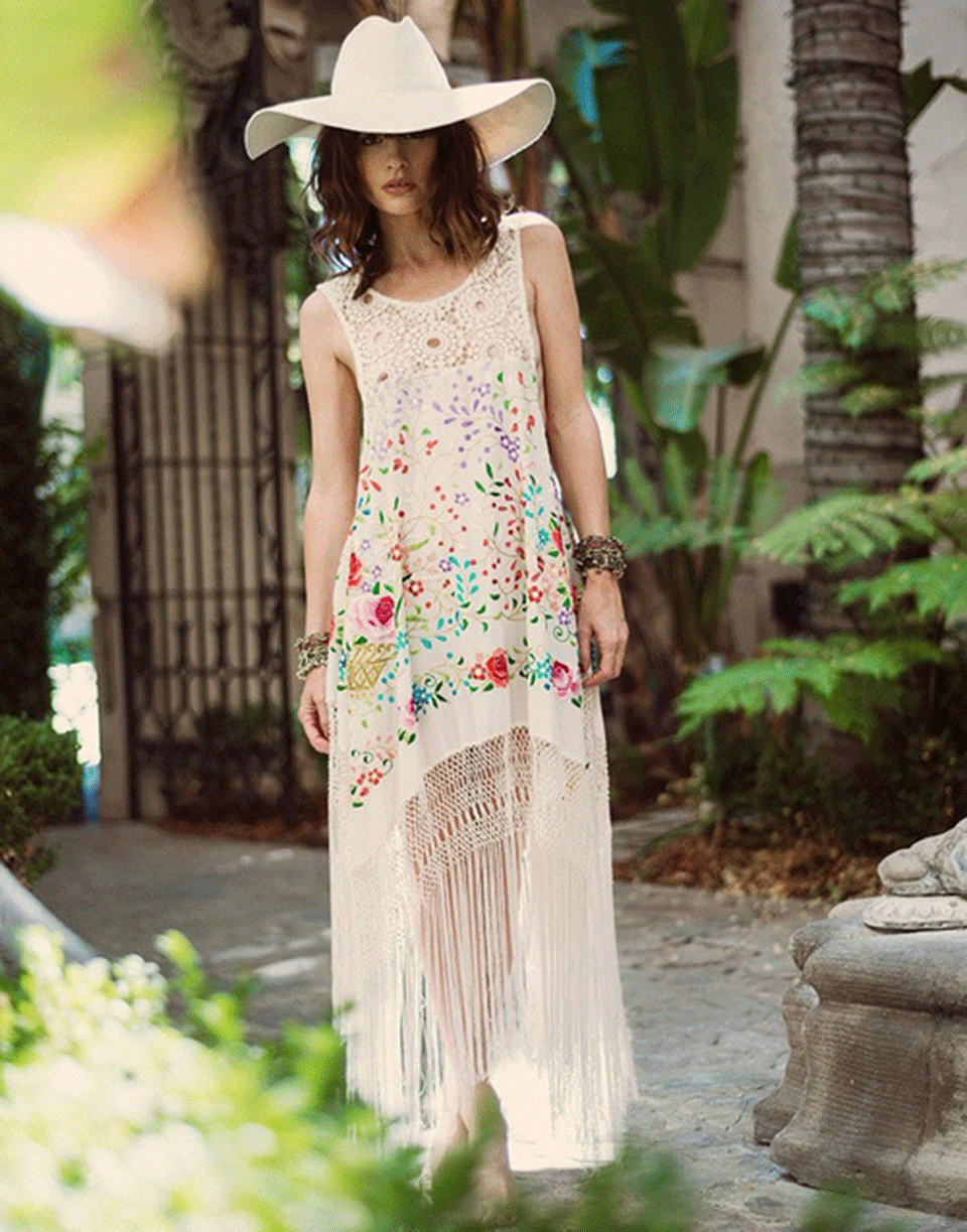 KITE & BUTTERFLY-Avalon Kaftan Dress-IVORY