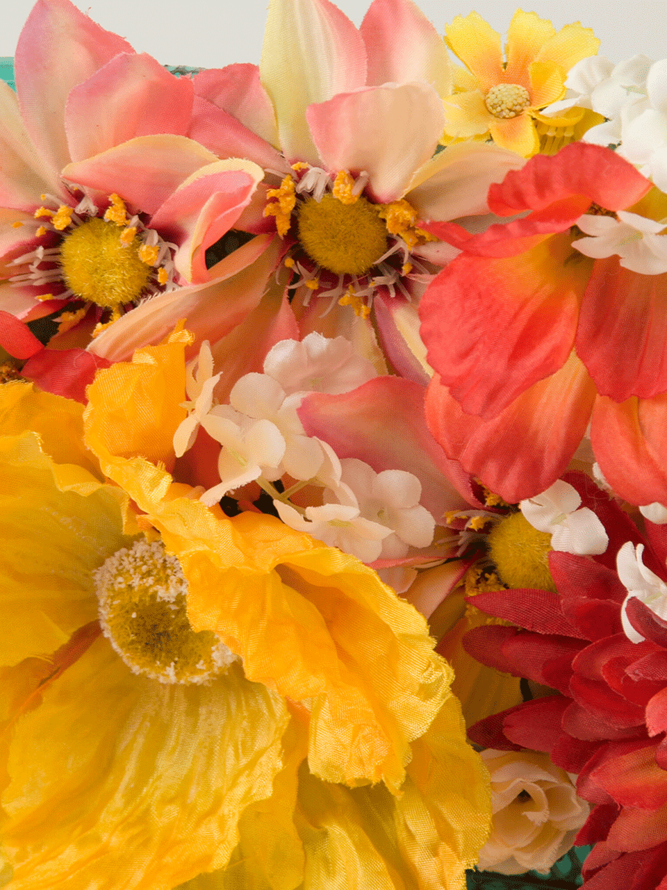 KOTUR-Kemble Snakeskin And Flower Clutch-GRN/MLT