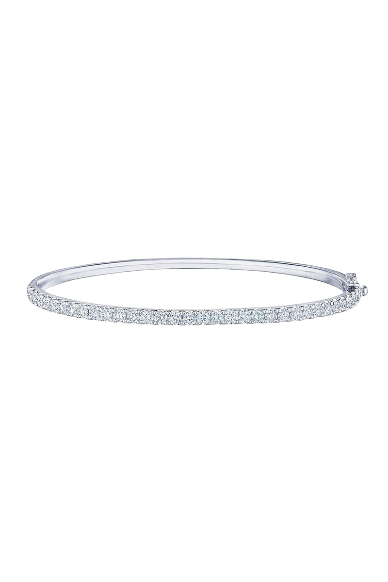 Diamond Stackable Bangle Bracelet-WHITE GOLD-JEWELRYFINE JEWELBRACELET O-KWIAT