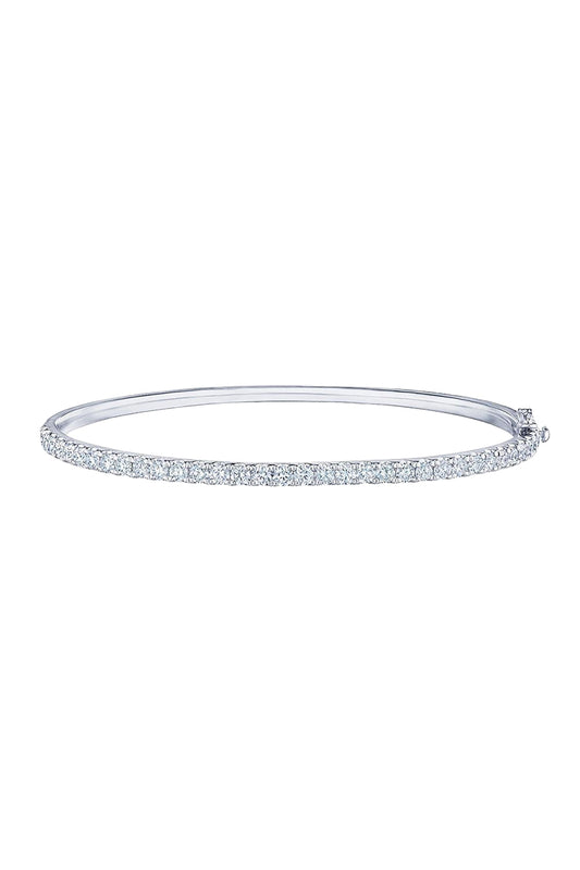 Diamond Stackable Bangle Bracelet-WHITE GOLD-JEWELRYFINE JEWELBRACELET O-KWIAT