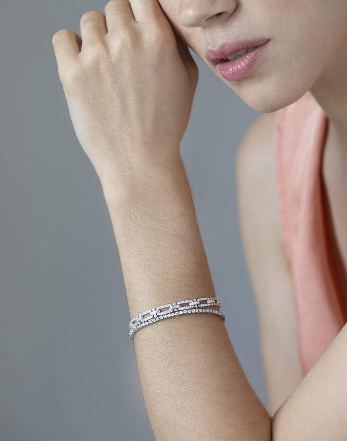 KWIAT-Signature Tiara Line Bracelet-PLAT