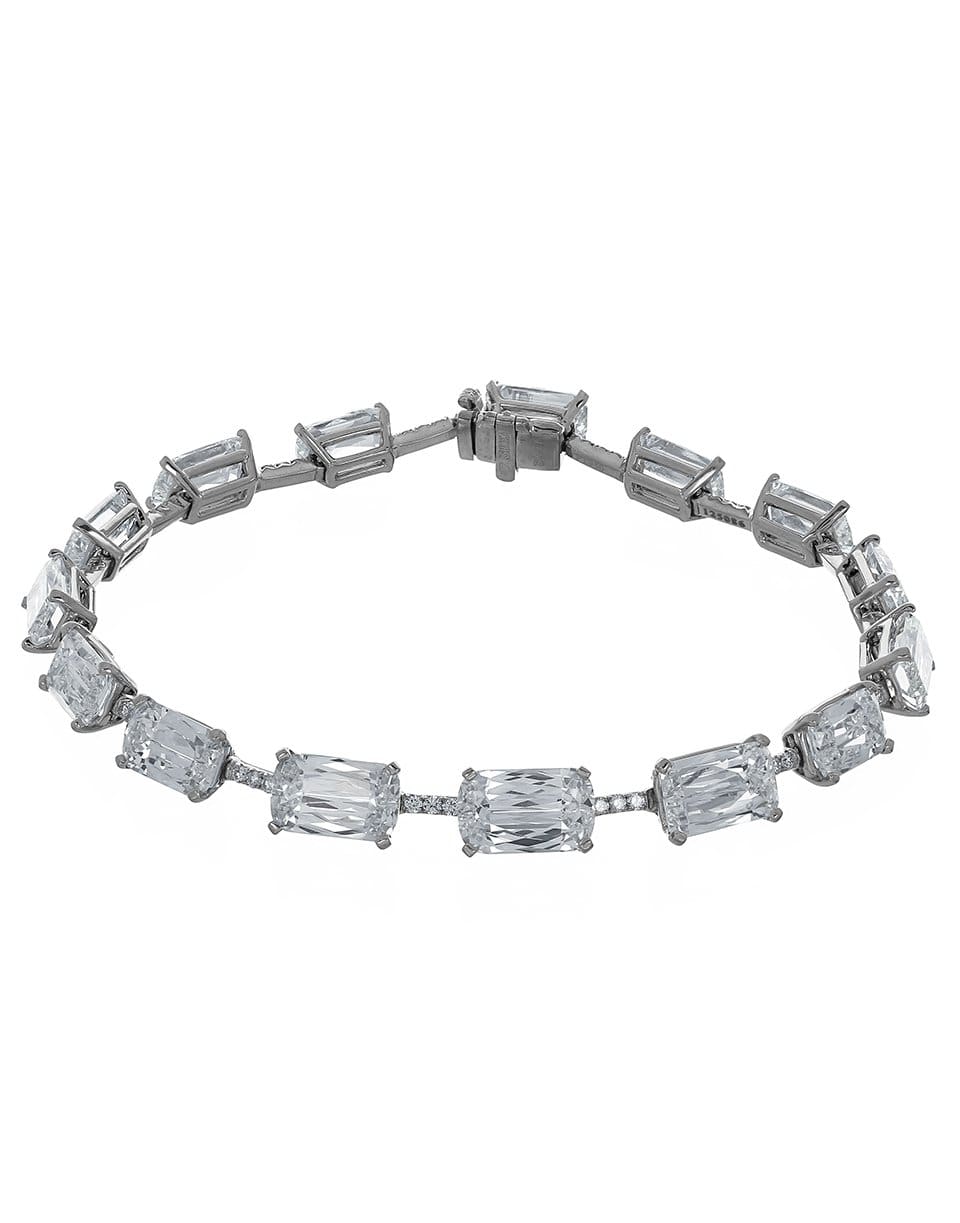 KWIAT-Ashoka Diamond Silhouette Line Bracelet-PLATINUM