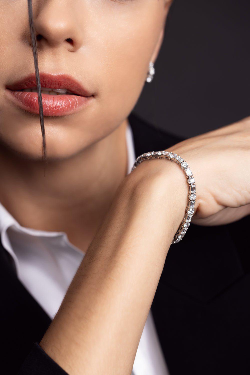 KWIAT-Sonata Line Bracelet-PLATINUM