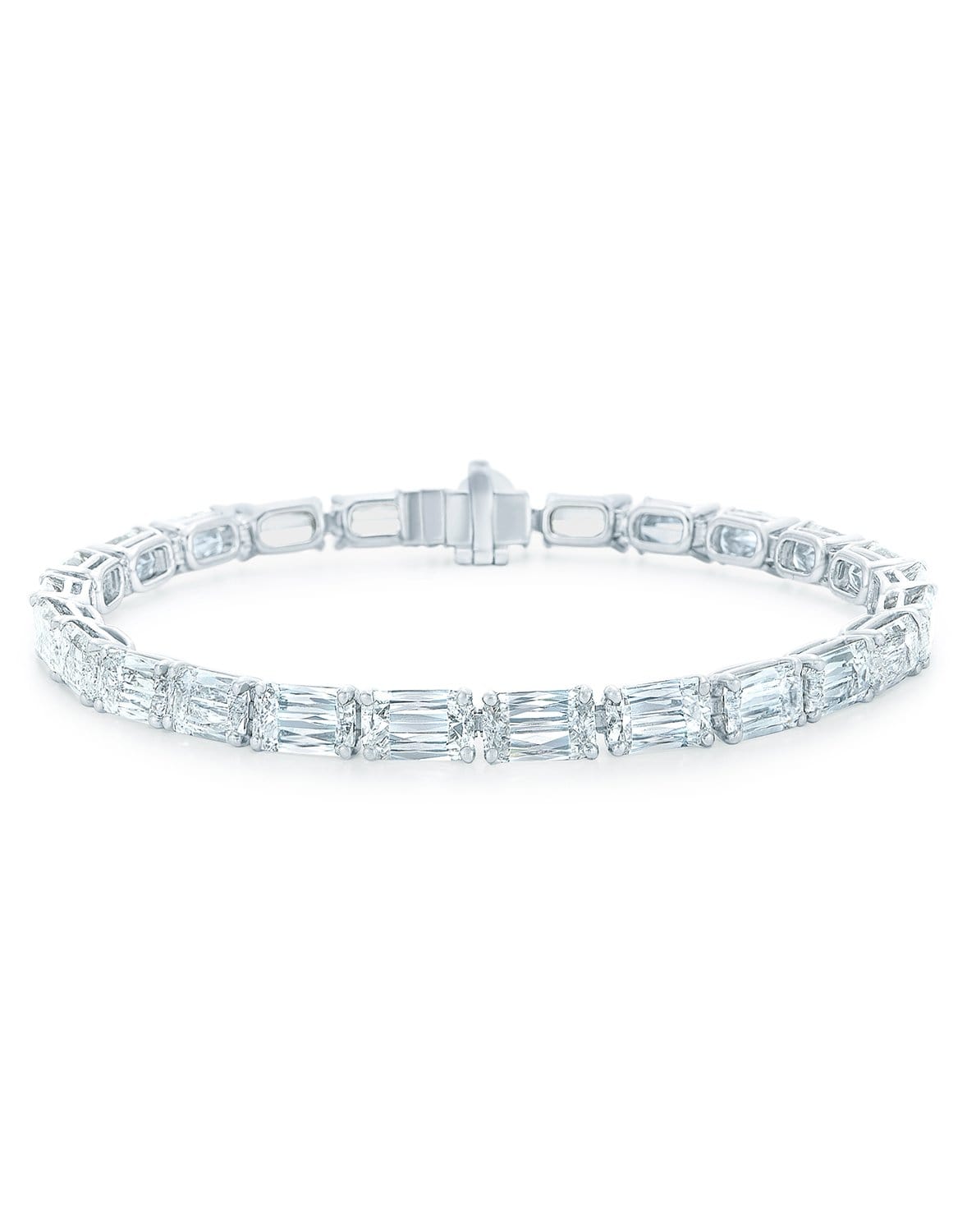 KWIAT-Ashoka Diamond East/West Bracelet-WHITE GOLD