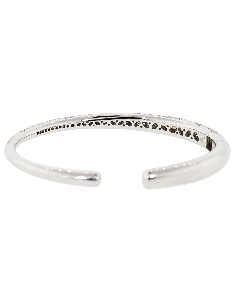 KWIAT-Cobblestone Collection Diamond Pave Bangle-WHITE GOLD