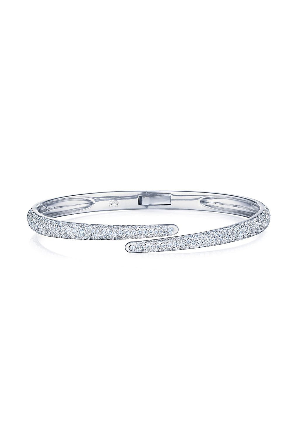 Cobblestone Crossover Bangle Bracelet