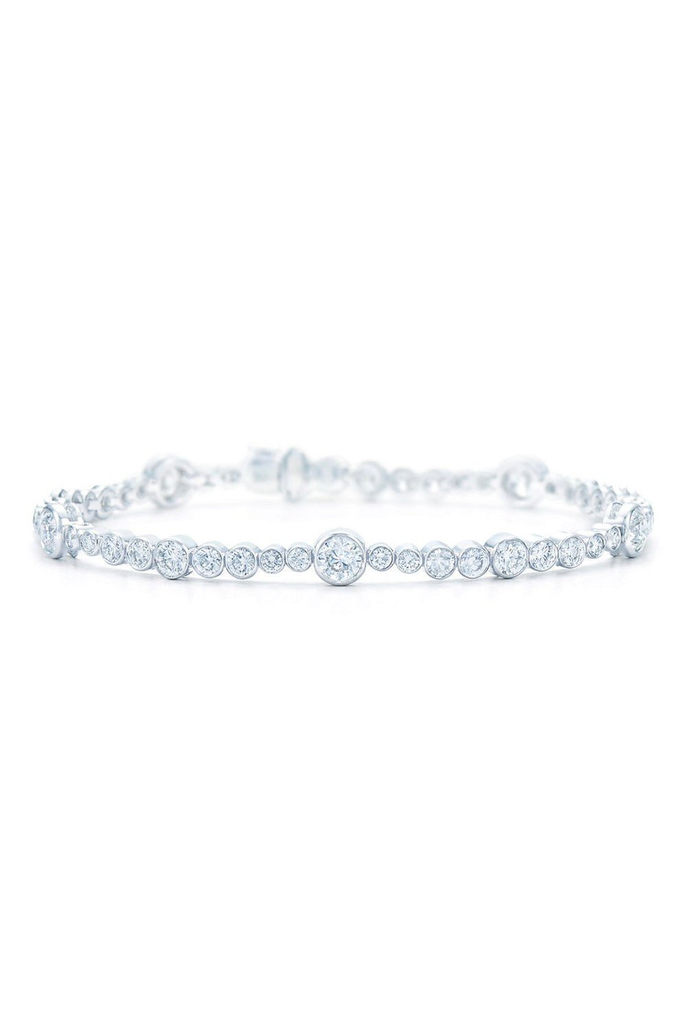 KWIAT-Confetti Graduating Line Bracelet-WHITE GOLD