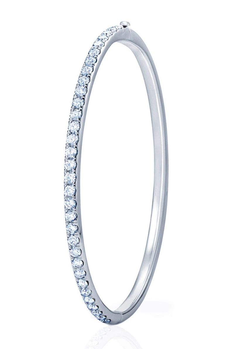 KWIAT-Diamond Stackable Bangle-WHITE GOLD