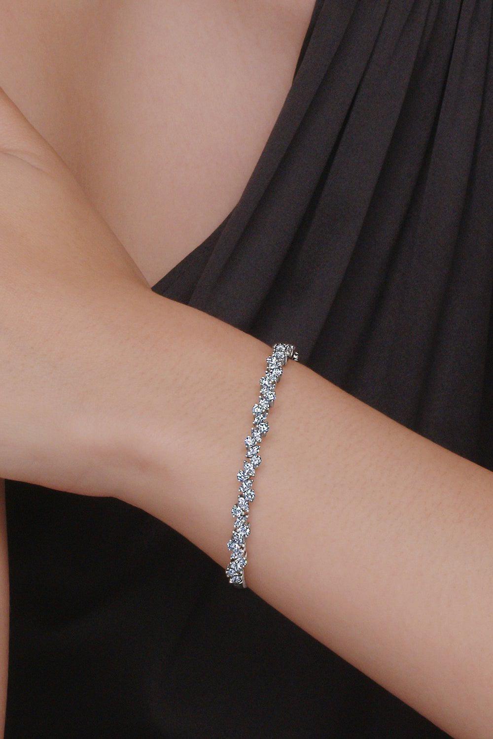 KWIAT-Round Marquise Diamond Bangle-WHITE GOLD