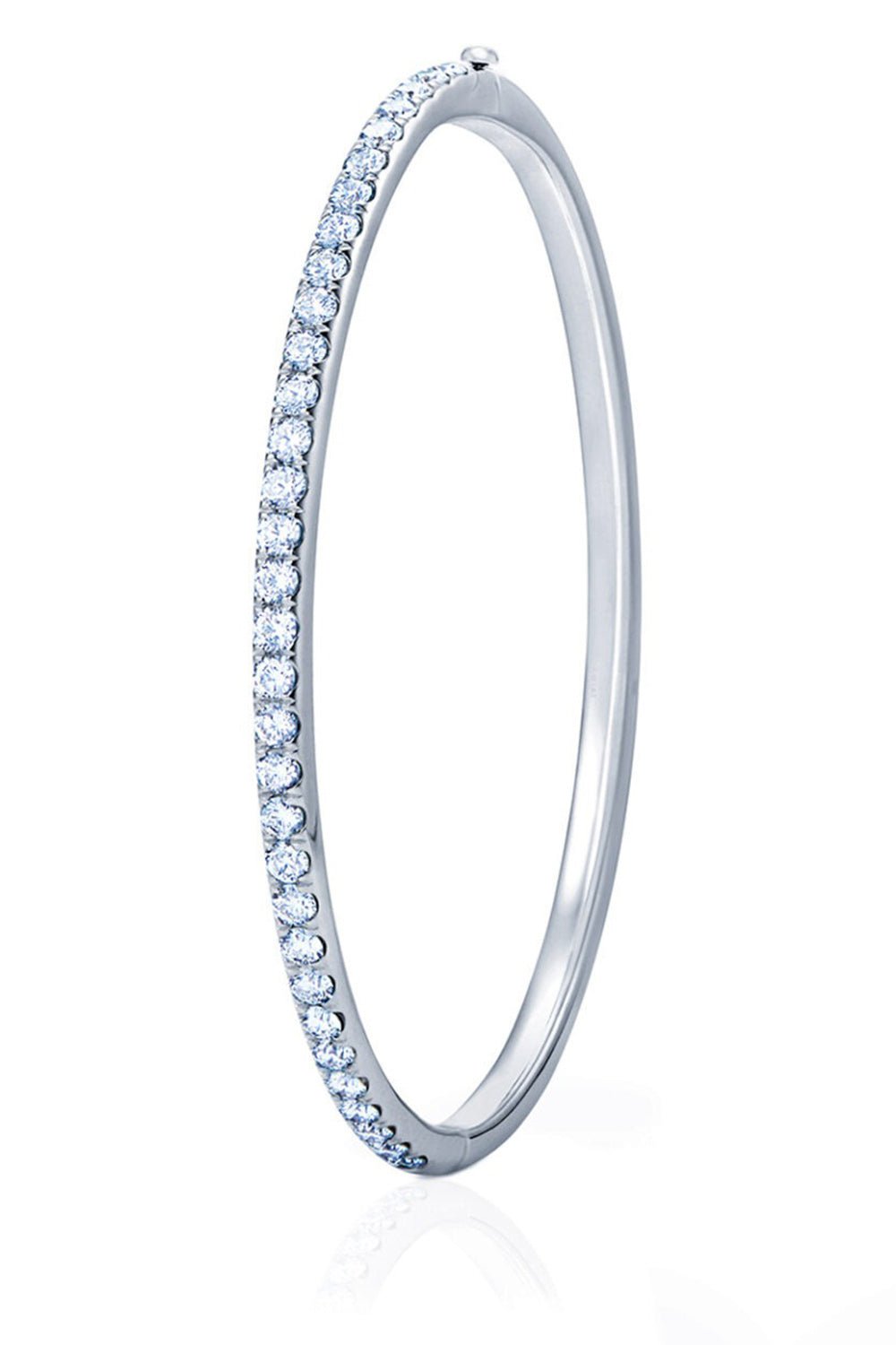 KWIAT-Stackable Diamond Bangle-WHITE GOLD