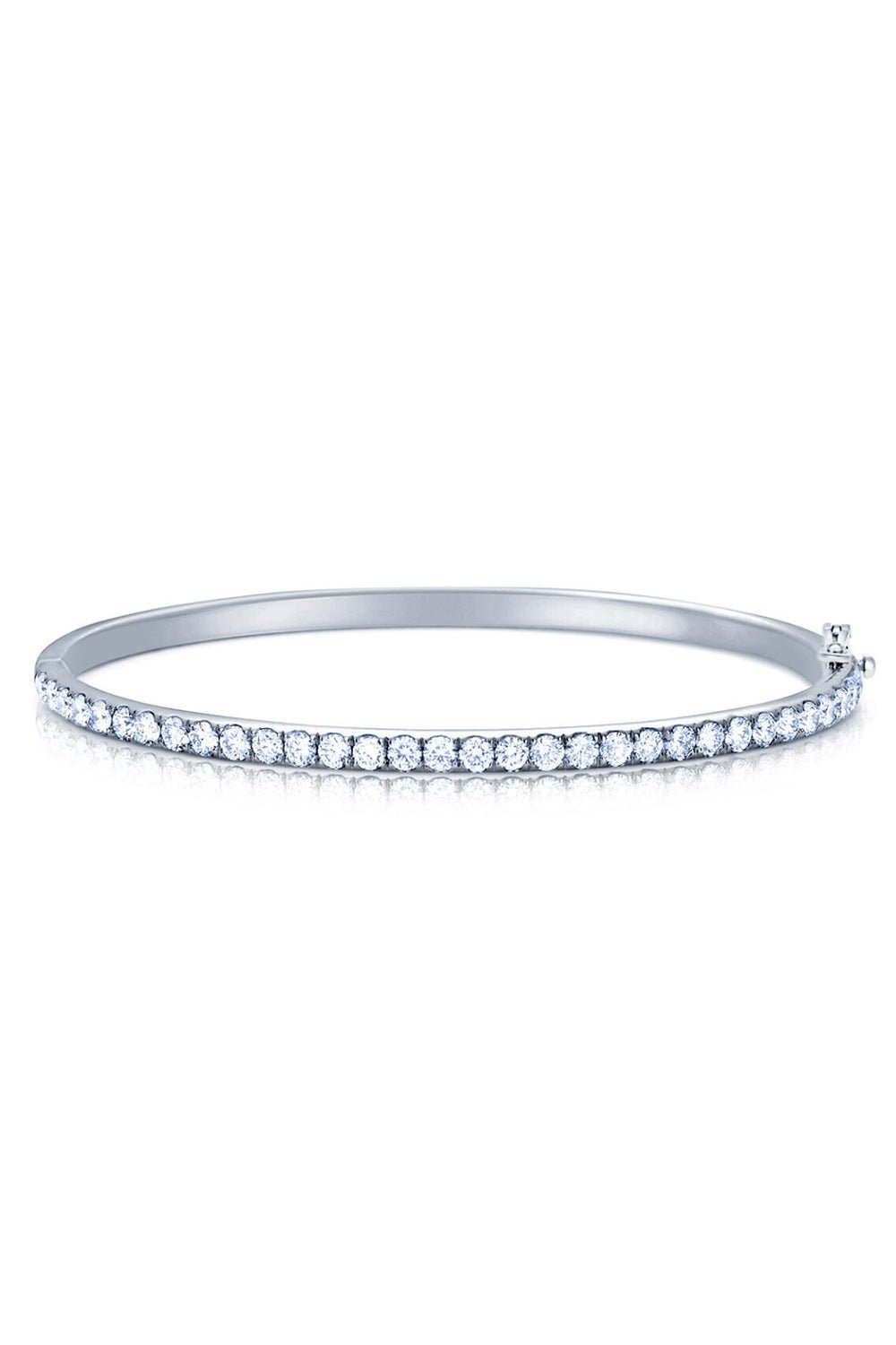 KWIAT-Stackable Diamond Bangle-WHITE GOLD