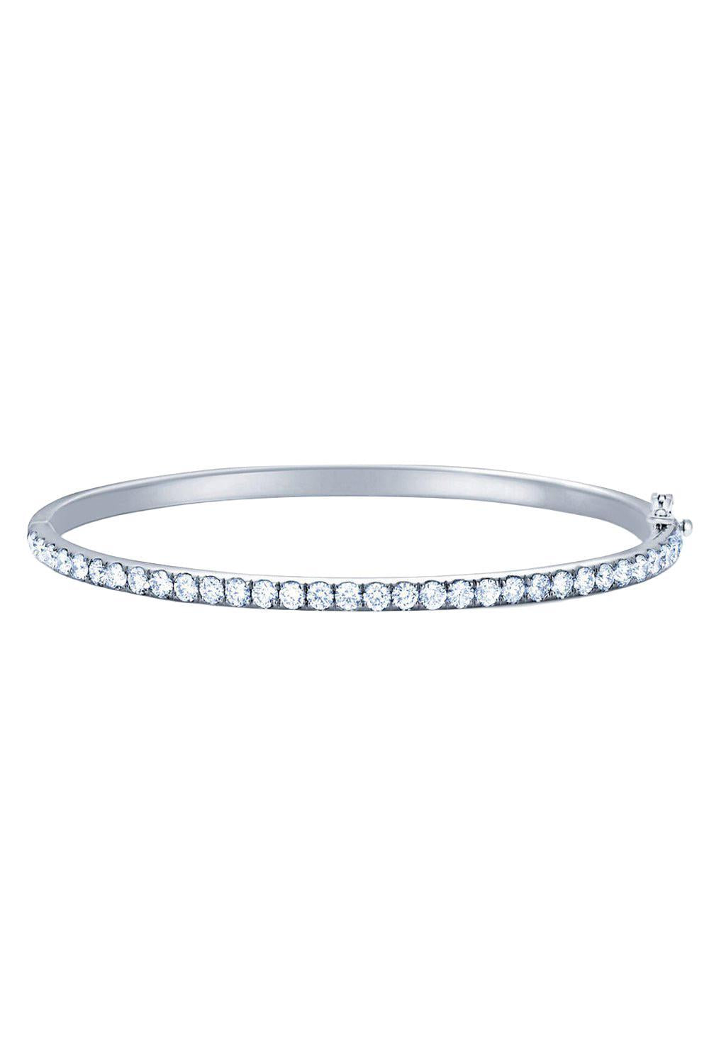 Stackable Diamond Bangle-WHITE GOLD-JEWELRYFINE JEWELBRACELET O-KWIAT