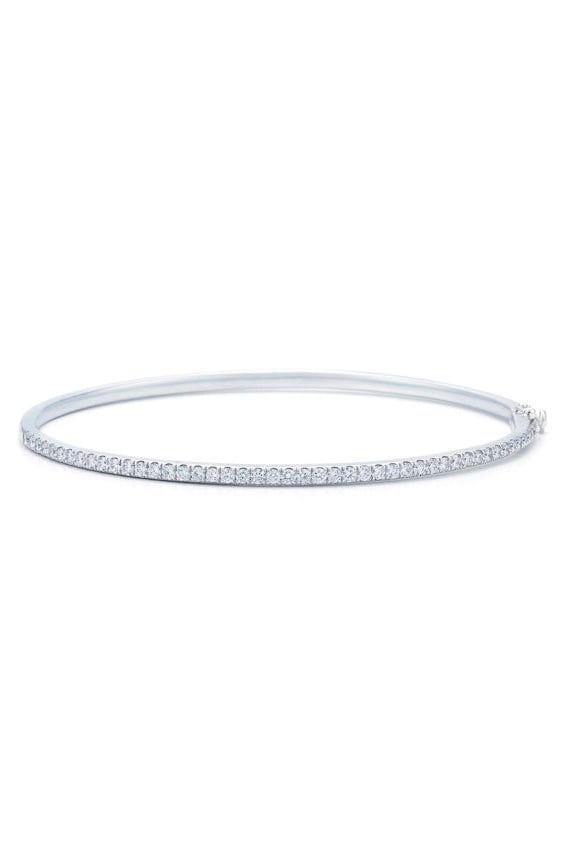 Diamond Slim Stackable Bangle Bracelet