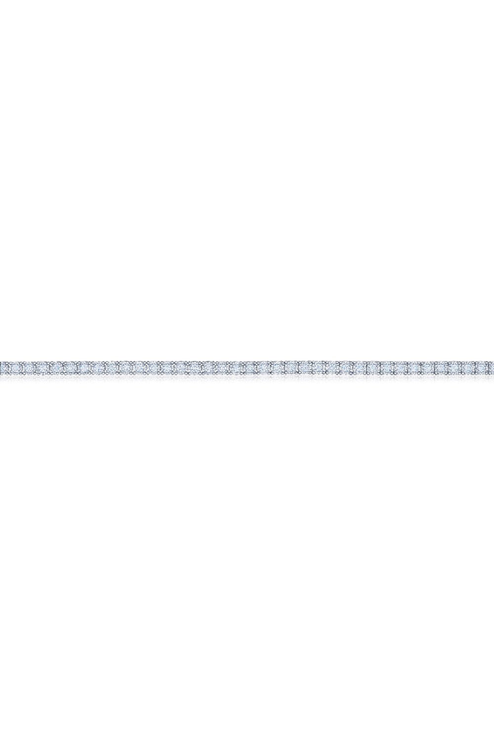 KWIAT-Sunburst Diamond Line Bracelet-WHITE GOLD