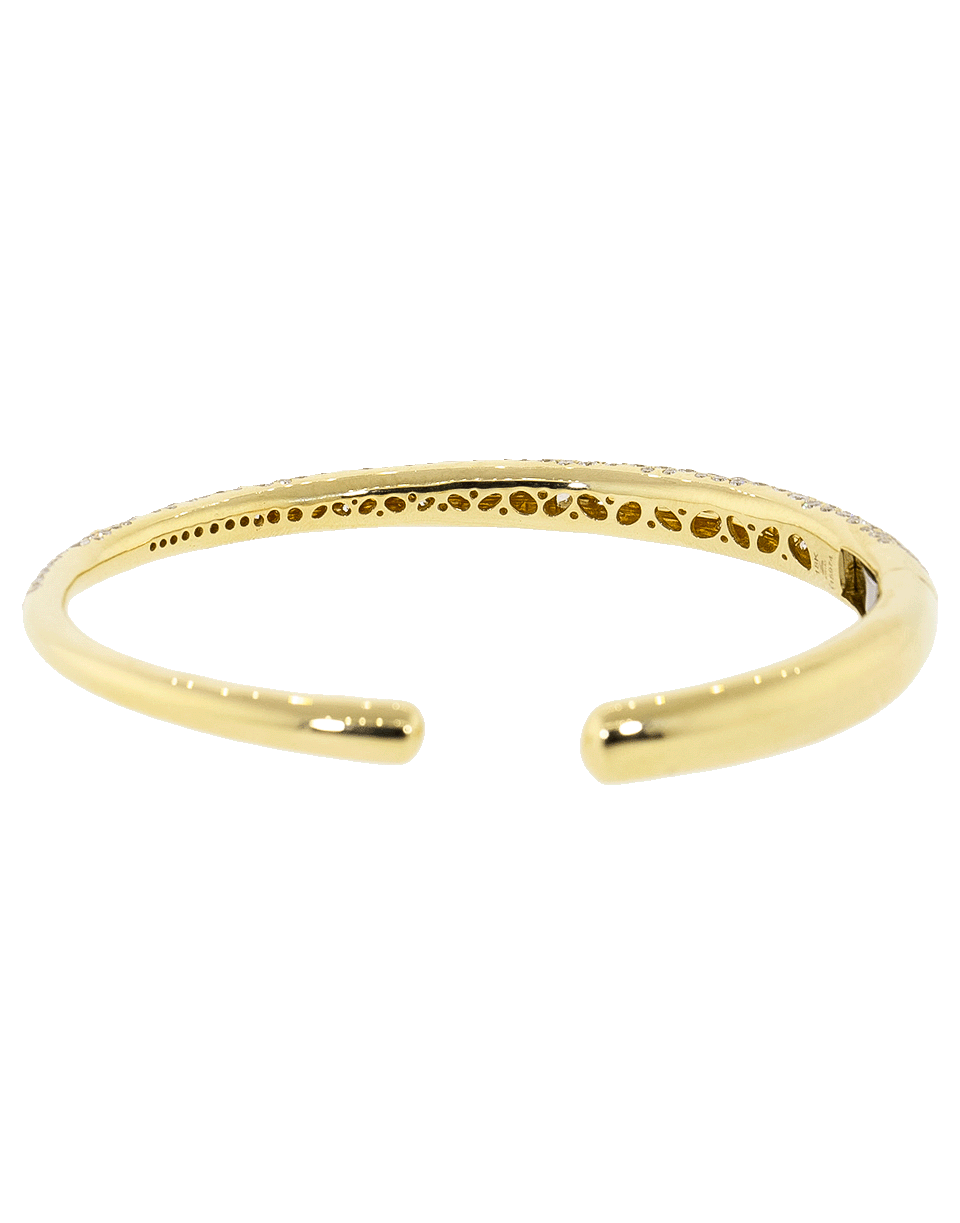 KWIAT-Cobblestone Collection Diamond Pave Bangle-YELLOW GOLD