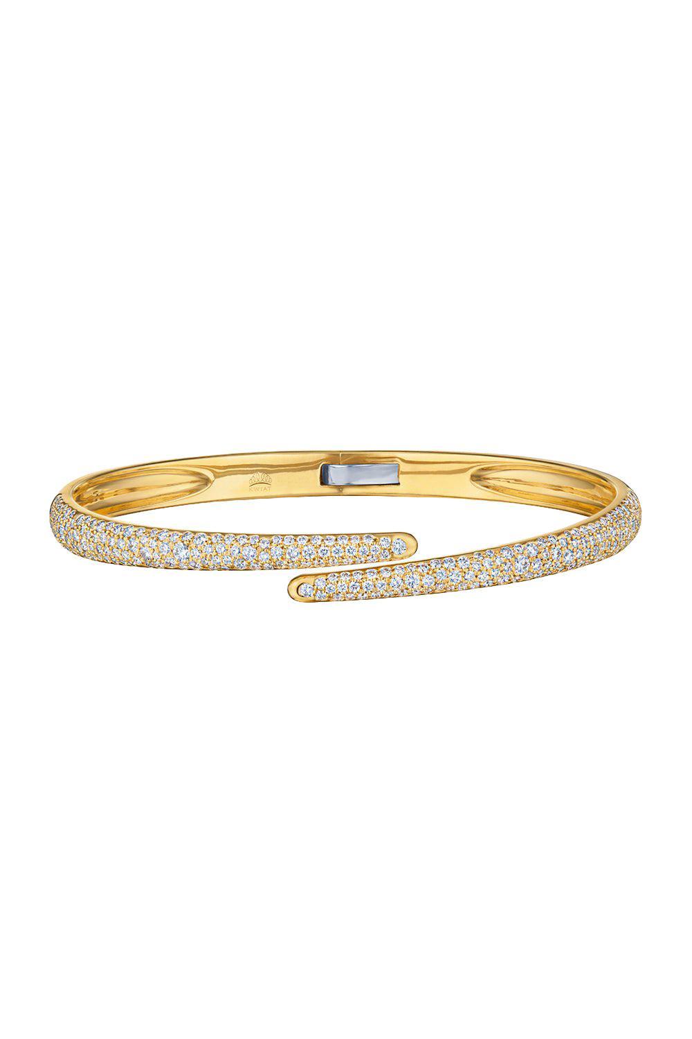 Cobblestone Crossover Bangle Bracelet