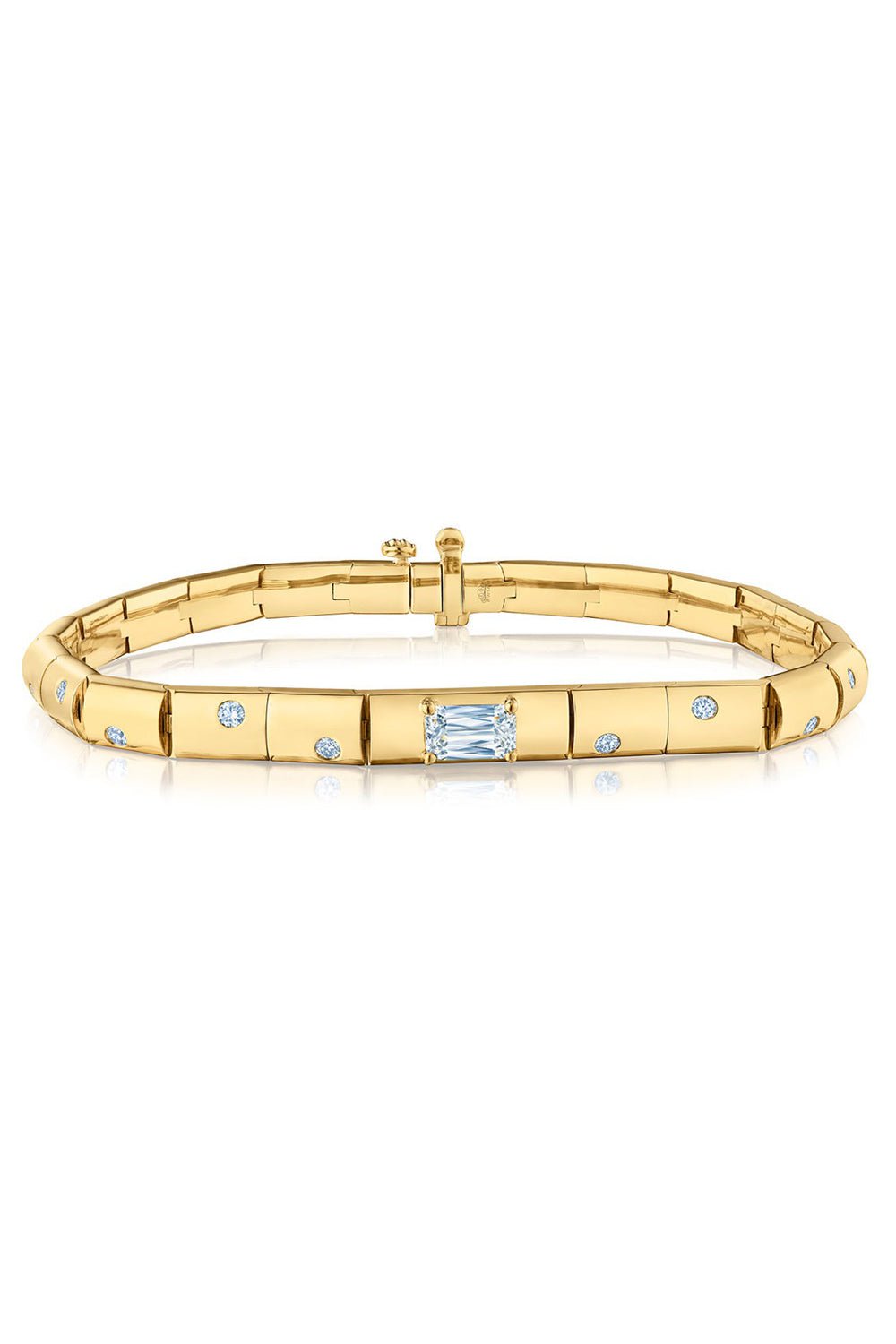 KWIAT-Cobblestone Diamond Accent Bracelet-YELLOW GOLD