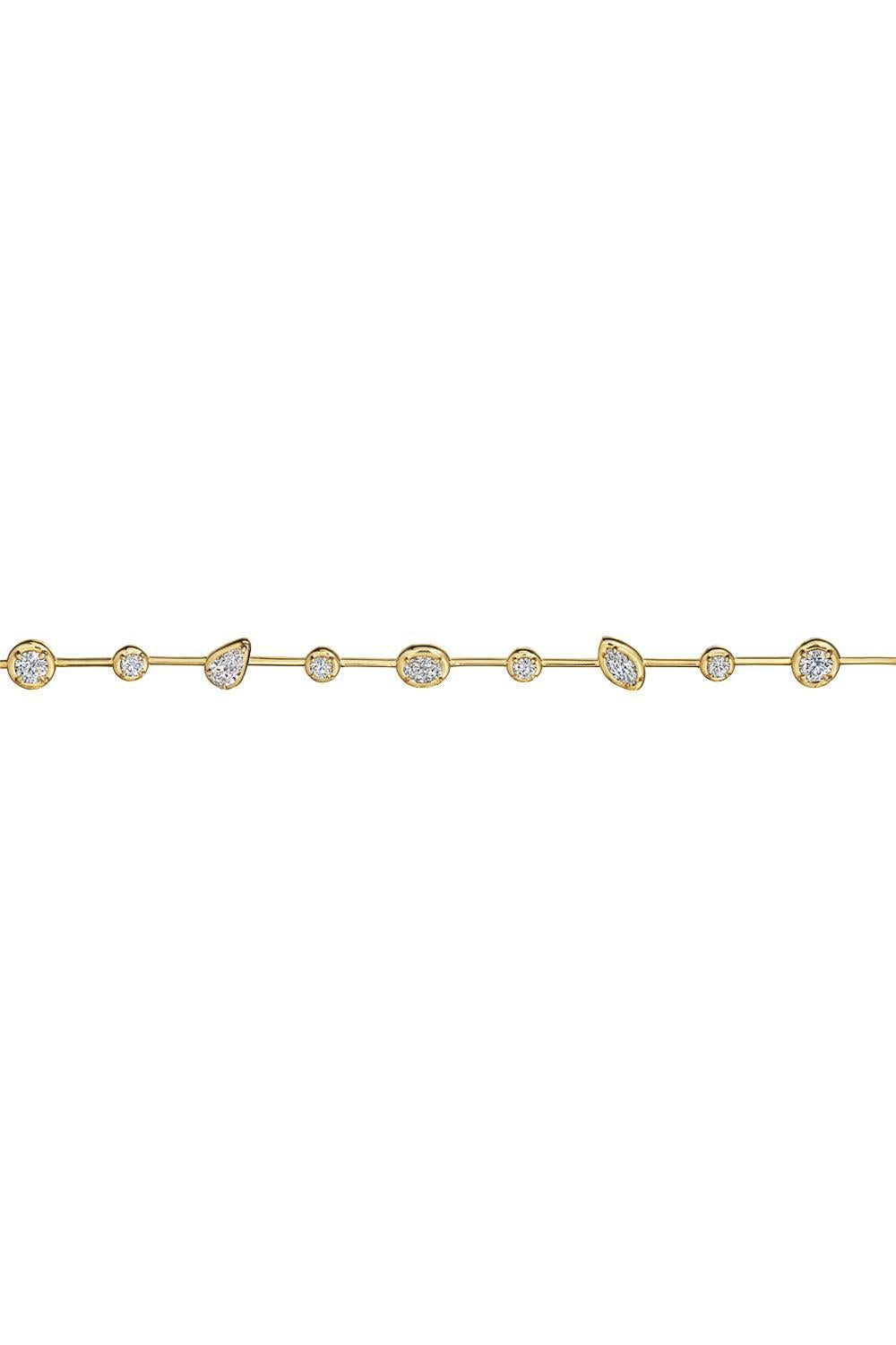 Mixed Diamond Starry Night Bracelet-YELLOW GOLD-JEWELRYFINE JEWELBRACELET O-KWIAT