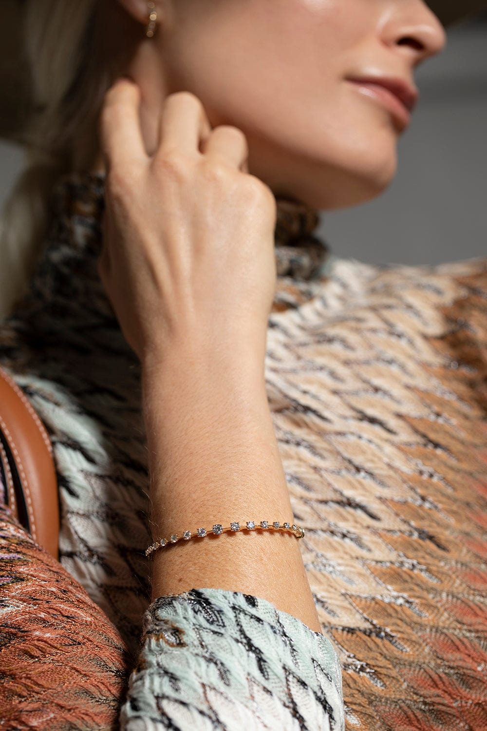 KWIAT-Starry Night Bangle-YELLOW GOLD