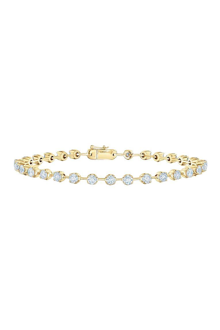 Starry Night Diamond Line Bracelet - Yellow Gold-YELLOW GOLD-JEWELRYFINE JEWELBRACELET O-KWIAT